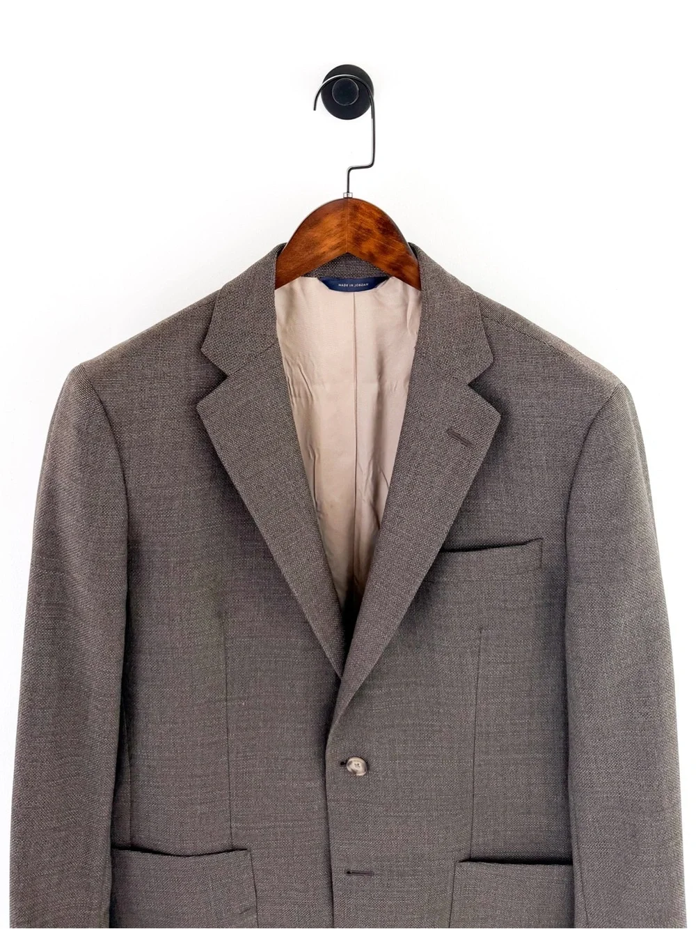 Brooks Brothers Slim Italian Wool Blazer in Light Brown Sport Coat Men's 42R
